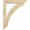 Ekena Millwork Thorton Traditional Rough Sawn Bracket w/ Offset Brace, Douglas Fir, 6"W x 32"D x 40"H BKT0604X32X40THR01RDF - alternate 4